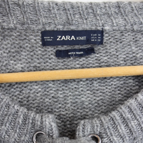🔥Price Drop 🔥Zara Lace Up Sweater - Picture 5 of 6